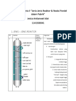 Tugas 1. Jenis Reaktor Dan Reaksi Paralel