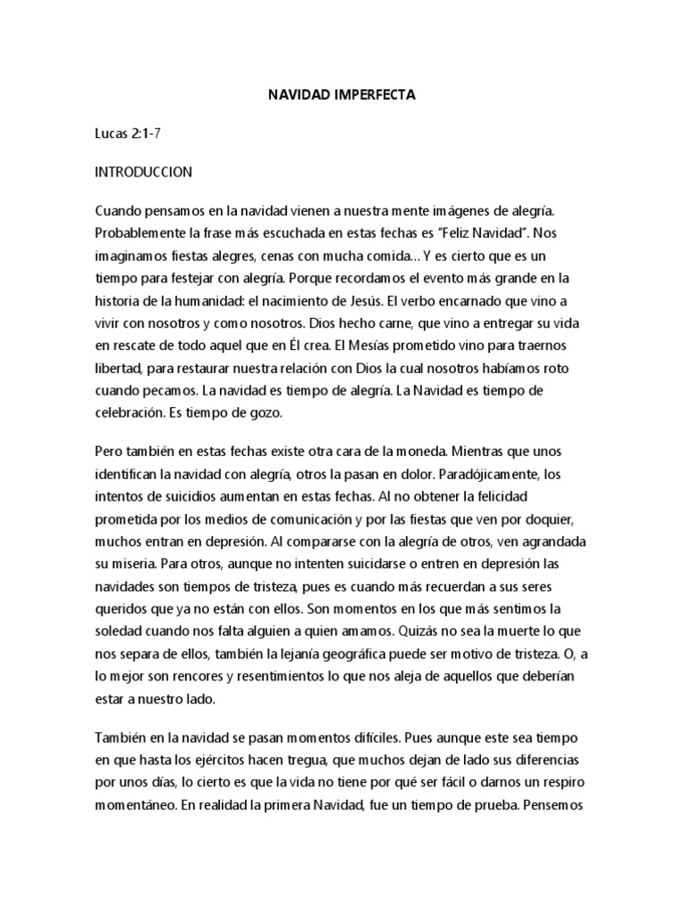 Navidad Imperfecta, PDF, María, madre de Jesús