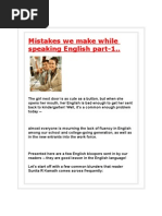 Download Mistakes We Make While Speaking English Part by Malik M Umar Awan wwwlearnalqurantk 00923145144976 SN36869766 doc pdf
