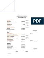 Estado de Situacion Financiera