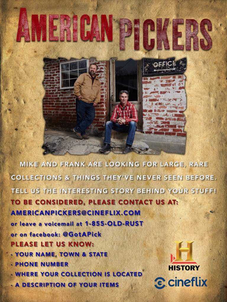 American Pickers Flyer