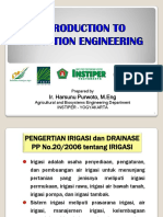 Introduction Irrigation (Instiper BPDP)