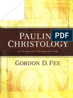 Pauline Christology G D Fee