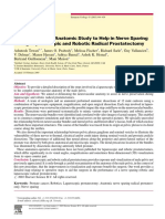 An Operative and Anatomic Study To Help in Nerve Sparing During Laparoscopic and Robotic Radical Prostatectomy