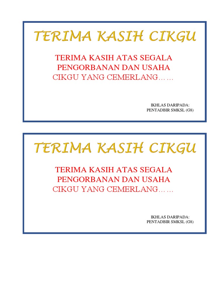 Kad Ucapan Word Pdf
