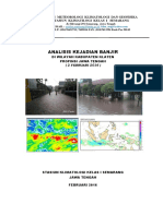 Artikel 20160210161046 Tg647o Analisis Kejadian Banjir Di Wilayah Kabupaten Klaten Propinsi Jawa Tengah 2 Februari 2016