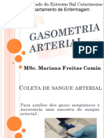 Coleta de Sangue Arterial-gasometria