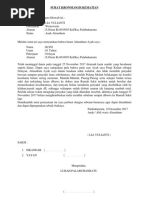 Surat Kronologis Kematian