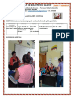 Planificacion Semanal Proyecto