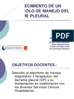 Protocolo de Manejo Del Derrame Pleural