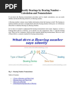 How to Identify Bearings by Bearing Number