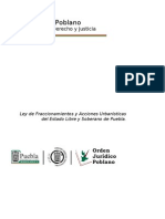 Ley de Fraccionamientos de Puebla
