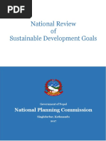 National Review of Sustainable Development Goals