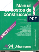 Manual de costos de construcción