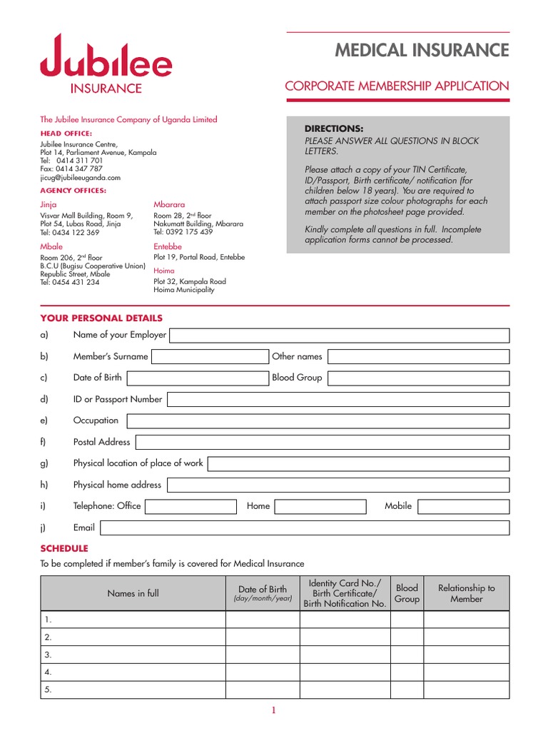 Applying for Corporate Medical Insurance Membership A Guide to