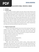 Pengertian dan Contoh Bodynote | PDF