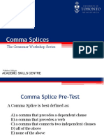 Comma Splices BI Revision