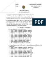 DECIZIE Nr. 08/03 din 28 decembrie 2017: Republica Moldova Consiliul Raional Районный Совет Rîşcani Рышкань