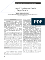 Ultrasonografi Toraks Pada Kondisi Gawat Darurat