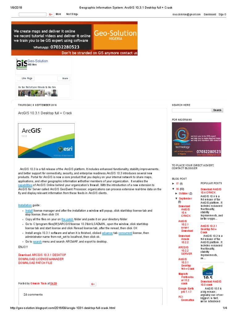 Arcgis 10 free download