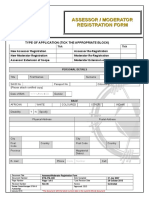 ETQ-FM-006 Assessor-Moderator Registration Form (Due For Review by 28 Oct 2017)