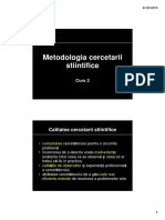 Metodologia Cercetari