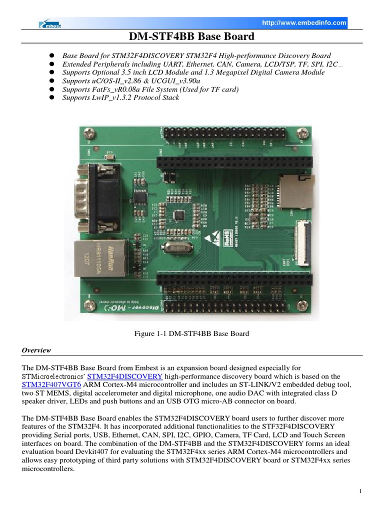 Adapter Board DM-STF4BB PDF | PDF | Usb | Microcontroller