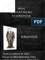 Ang Kamatayan Ni Kronos Filipino