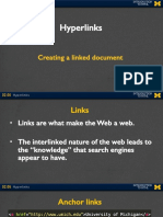 Hyperlinks!: Creating A Linked Document!