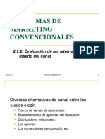 Canales y Estrategias - Evaluacion de Alternativas