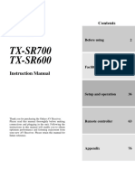 tx-sr700 Manual e PDF