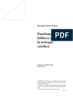 Fundamentos Bíblicos de La Teología Católica: Enrique Pardo Fuster