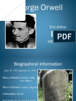 George Orwell Author Background