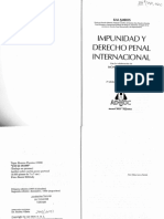 AmbosImpunidadyderechopenalinternacional2ed1999pdf PDF