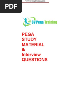 Pega Study Tutorial Interview Questions