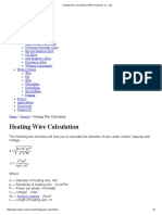 Heating Wire Calculation - NiWire Industries Co