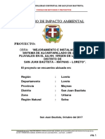 Estudio de Impacto Ambiental