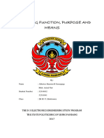 Describing Function, Purpose and Means: English Task-04