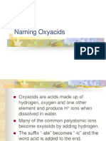 Naming Oxyacids