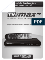 Manual de Instruções: TV Free Max HD - CHD 1000