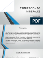 Trituracion de Minerales