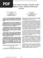 Decision Support System Design to Decide on the Latest Smartphone Using Analytical Hierarchy Process (AHP)