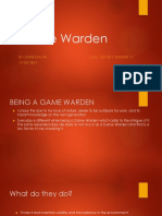 Game Warden A Career Interest