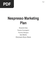 Download Nespresso Marketing Plan by Yoanna Gueorguiev SN368769220 doc pdf