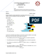 Crucigrama Potencias y Notacion Cientifica