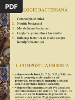 Curs 2 AMG - Fiziologia Bacteriana