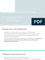 Entering and Contracting OD Consultant