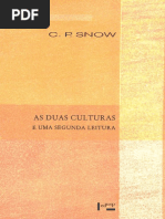 As Duas Culturas e Uma Segunda Leitura