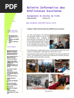 Boletim Informativo das BE do Agrupamento de Escolas da Trofa - 1º Periodo  2017-18