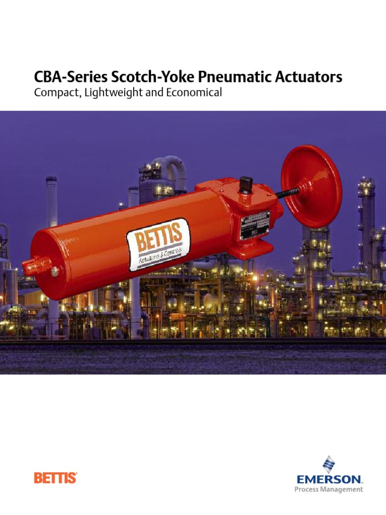 154 Bettis Cba-Series Catalog | PDF | Valve | Actuator